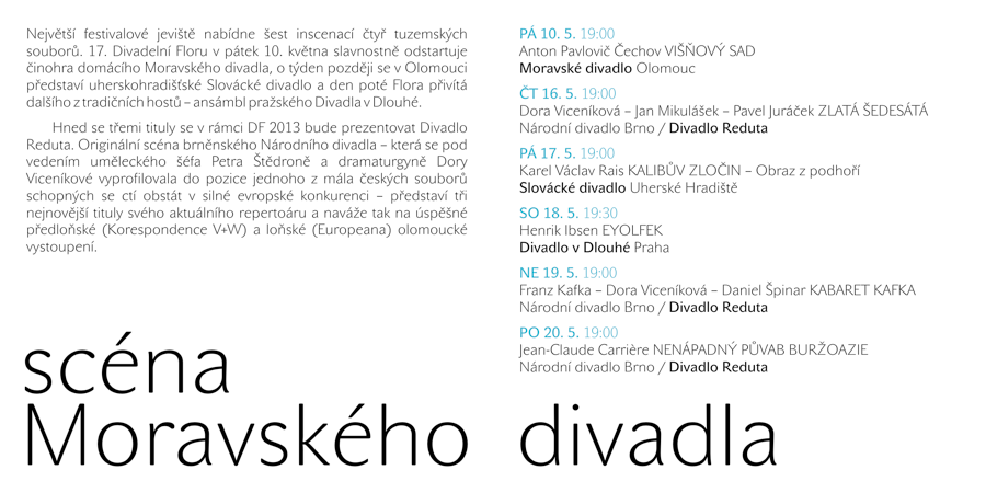 scéna Moravské divadla